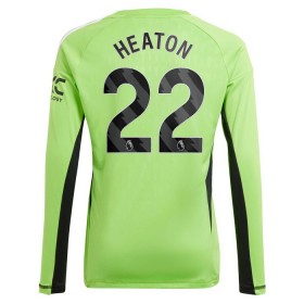 Goedkope Manchester United Heaton 22 Doelman Thuisshirt 2023-24 Lange Mouw